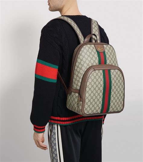 gucci backpack ssense|Gucci: Beige GG Supreme Backpack .